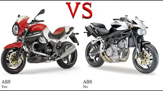 Moto Guzzi 1200 Sport vs Moto Morini Corsaro 1200 Test specification comparison
