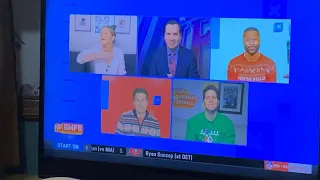 NFL Good Morning Football Hosts Speak Spanish So Nate Burleson Gives Wakanda Forever Salute