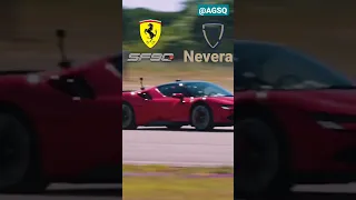 Rimac Nevera VS Ferrari SF90 Drag Race