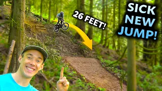 We Built a SICK New Drop in My Backyard! - Birthday Build and Ride