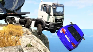 Cliff Drops & Crashes #10 - BeamNG Drive | CRASHdriven