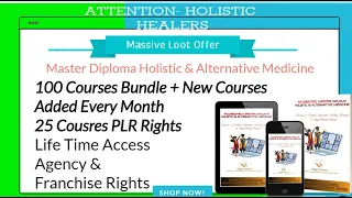 Alternative Medicine & Holistic, Spiritual Healing Master Diploma Course  | 110+ Courses Bundle