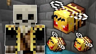 PUTTING BEES IN MY FRIEND'S BASE! - Minecraft Multiplayer Gameplay