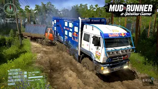 Spintires: MudRunner | Off-Road redbull Kamaz Truck​ whit graphics hd |1080p 60fps