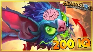 200 IQ WTF MOMENT! | Hearthstone Rise of Shadows moments