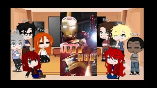 Los vengadores reaccionan a tony stark(tony x todos)