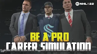 FULL Be a Pro Player Career Simulation (NHL 22)