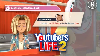 Get The Lost Flipflops Back! Ziggy - Youtubers Life 2 Friendship Mission Quest