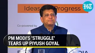 Piyush Goyal in tears, chokes as he recalls PM Modi's 'struggle' | Watch