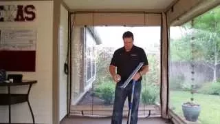 How to clean your Clear Vinyl patio curtains by Southern Patio Enclosures