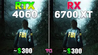 RTX 4060 vs RX 6700 XT - Test in 10 Games