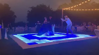 20’x20’ LED Dance Floor On Grass