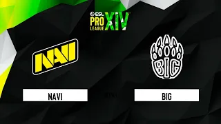 NaVi vs BIG | Лучшие моменты | ESL Pro League Season 14