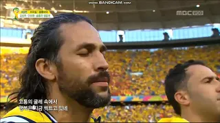 Anthem of Colombia vs Brazil (FIFA World Cup 2014)
