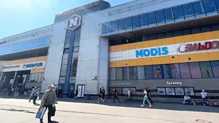 Russian shopping center without brands in Saint Petersburg