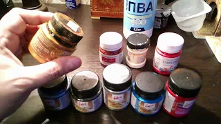 Мои краски для миниатюр (My paints for miniatures)