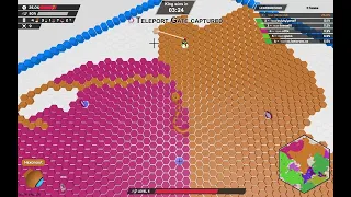 Hexanaut.io Duo Victory Game (74.9%)
