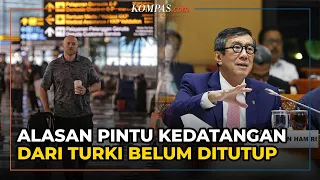 Yasonna Ungkap Alasan Pintu Kedatangan dari Turki Belum Ditutup