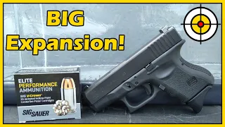 You Want Expansion With Your Expansion? Sig V-Crown .40 S&W Ballistic Gel Test. Glock 22 & 27!