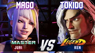 SF6 ▰ MAGO (Juri) vs TOKIDO (Ken) ▰ High Level Gameplay