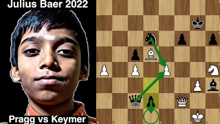 Another Excellent Game of Keymer OutPerforming Pragg | Julius Baer Generation Cup MCCT 2022