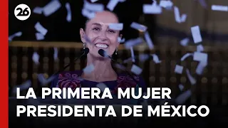 Claudia Sheinbaum  se convirtió en la primera mujer presidenta en la historia de México