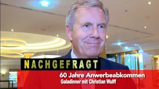 60 Jahre deutsch-türkisches Anwerbeabkommen | Galadinner mit Christian Wulff