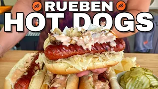 Reuben Hot Dogs | Blackstone Griddle