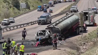 I-70 west still closed near Morrison after deadly semi crash