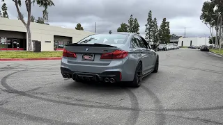 F90 M5 gets an FI-Exhaust - revs and takeoff