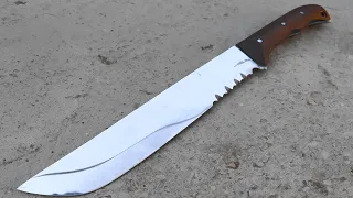 Make a cool / beautiful knife out of rusted Leaf Spring