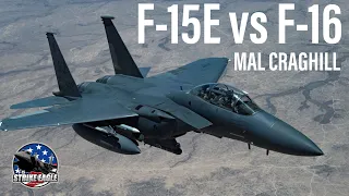 F-15E vs F-16 DACT | Mal Craghill (Clip)