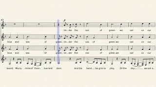 Yellow Submarine - The Beatles SSAA a cappella choir by