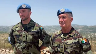 Father and son in the Irish defence forces speak about their UN deployment in Lebanon