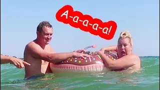 VLOG Напугала Ларису в воде