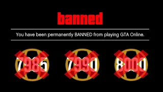 GTA Online MASSIVE BAN WAVE! RIP DUPLICATED ACCOUNTS!