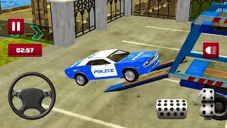 Police Cars Transport Truck - US Police Car Transport Cargo Plane Simulator - Android Gameplay