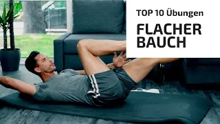 FLACHER BAUCH IN 1 Woche  - 10 Übungen von Daniel Lukoschek zum mitmachen