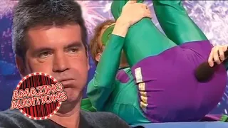 FARTING Audition Makes SIMON COWELL GAG! | Amazing Auditions