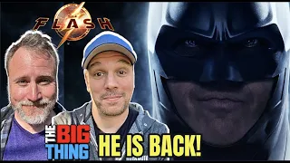 The Flash Trailer showcases triumphant return of Keaton's Batman! | WB | The Big Thing