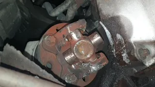 When the front propshaft breaks Live. BMW E60 E61 XD and then repair. 530xd xdrive