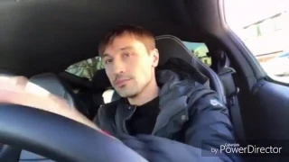 Дима Билан на машине / Dima Bilan inside the car