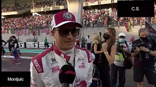 Pre-Race Retirement Ceremony for Kimi Raikkonen - 2021 Abu Dhabi GP