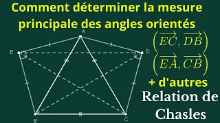 Comment déterminer la mesure principale d'un angle orienté. [Première S2-S1-S3]