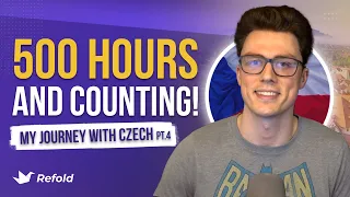 What's Ben's progress after 320 days of learning Czech?