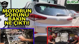 110.000 KM'DE SIFIR MOTOR YAPTIK (2016 HYUNDAİ TUCSON 1.6 MOTOR  REKTEFİYE /SİLİNDİR KAPAK YENİLEME)