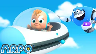 Baby Daniel is FLYING!! | ARPO | Songs and Cartoons | Best Videos for Babies