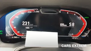 2019 BMW 320D XDRIVE G20 230 KM/H TOP SPEED ATTEMPT ON GERMAN AUTOBAHN