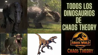 Todos los dinosaurios de Jurassic World Chaos Theory