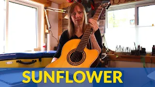 Linda Manzer talks about Sunflower Guitar for Ukraine